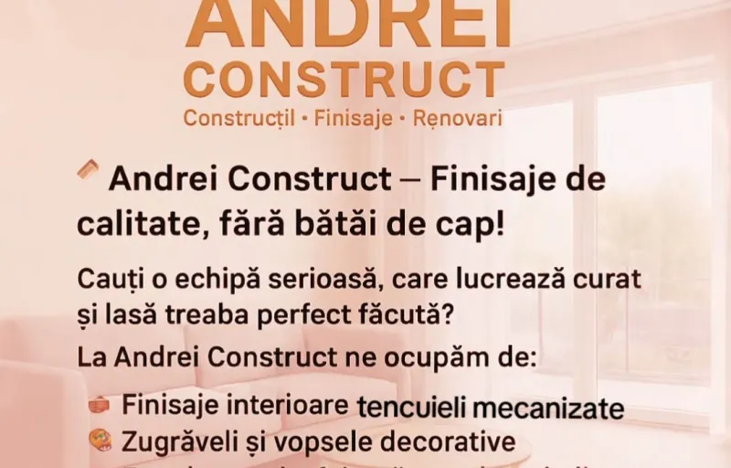 Renovări finisaje construcții