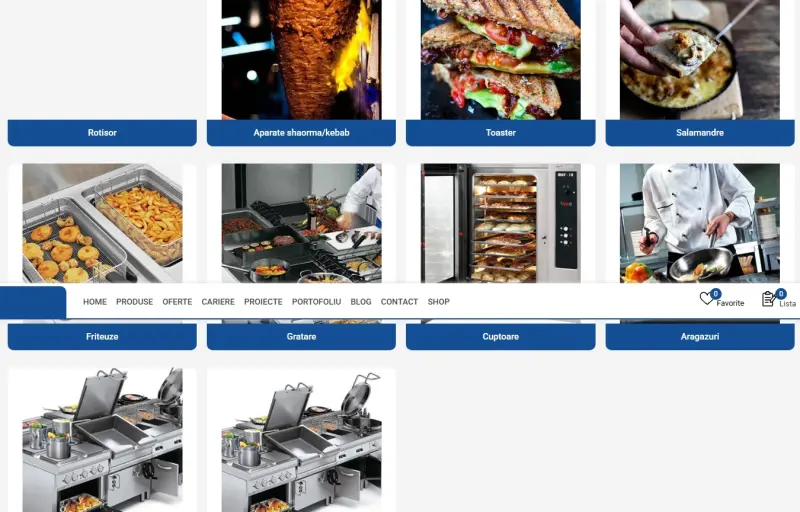 Echipamente HoReCa si Medicale Ideal Inox