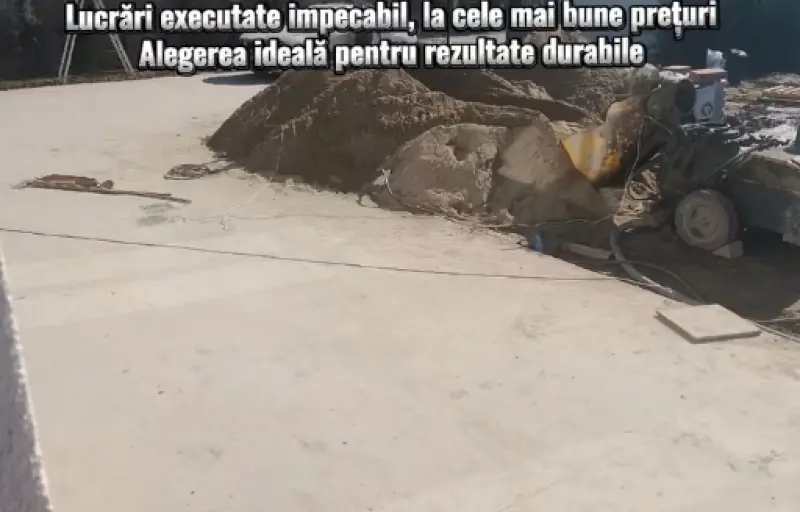 Șapă Mecanizată Elicopterizată Oltenia – Șapă Beton București, Craiova, Pitești | Ciprian