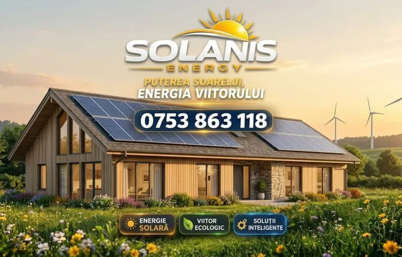 Solanis Energy – Panouri Fotovoltaice și Sisteme Solare | Energie Solară la Cheie | Montaj România cover