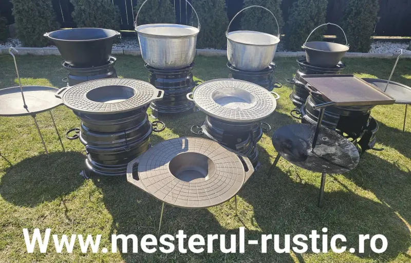 Meșterul Rustic, grătare și discuri pentru gătit în aer liber