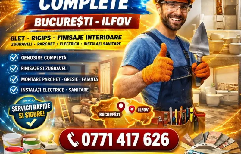 Renovări Apartamente Complete București & Ilfov – Rapid și la Cheie cover
